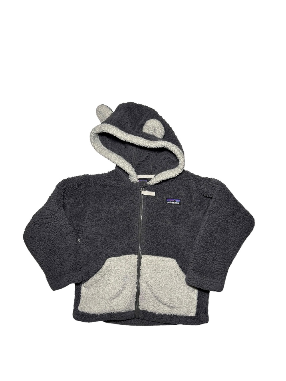 Patagonia Toddler Furry Friends Hooded Fleece Zip Up